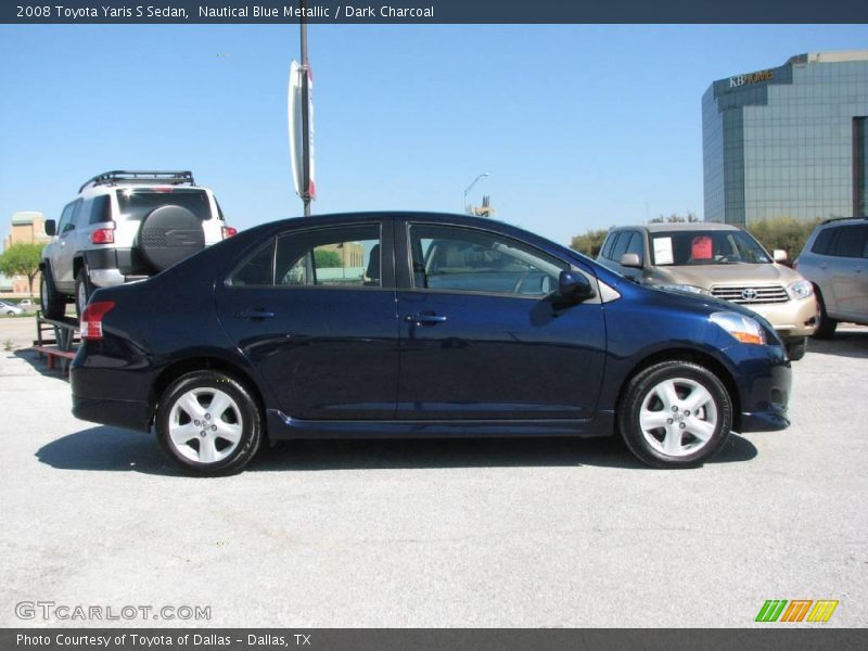 Nautical Blue Metallic / Dark Charcoal 2008 Toyota Yaris S Sedan