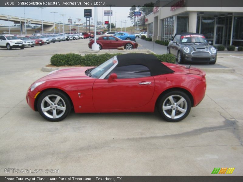 Aggressive Red / Ebony 2008 Pontiac Solstice Roadster