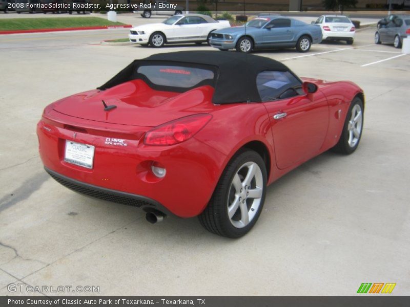 Aggressive Red / Ebony 2008 Pontiac Solstice Roadster