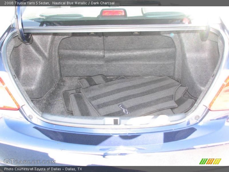 Nautical Blue Metallic / Dark Charcoal 2008 Toyota Yaris S Sedan