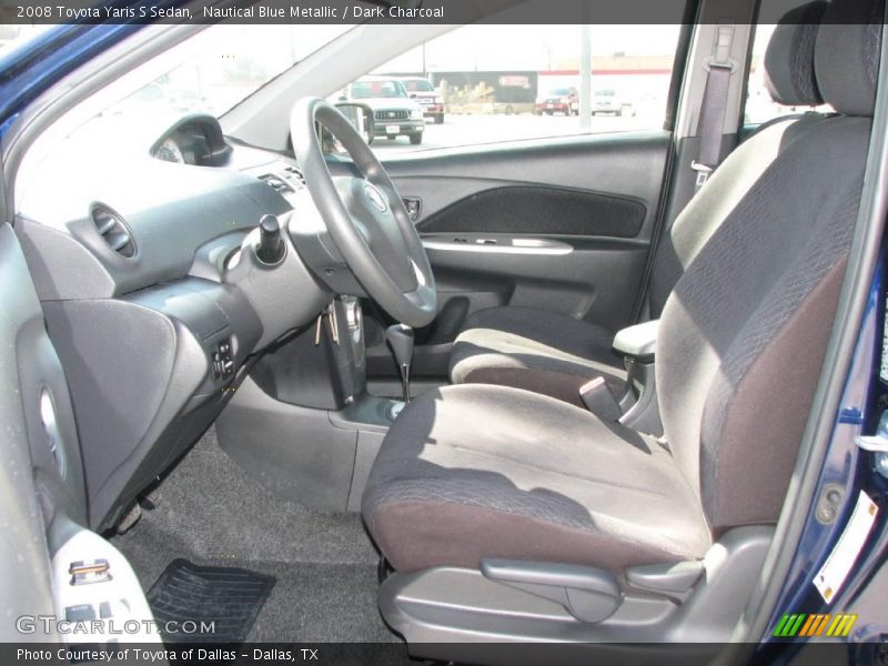 Nautical Blue Metallic / Dark Charcoal 2008 Toyota Yaris S Sedan