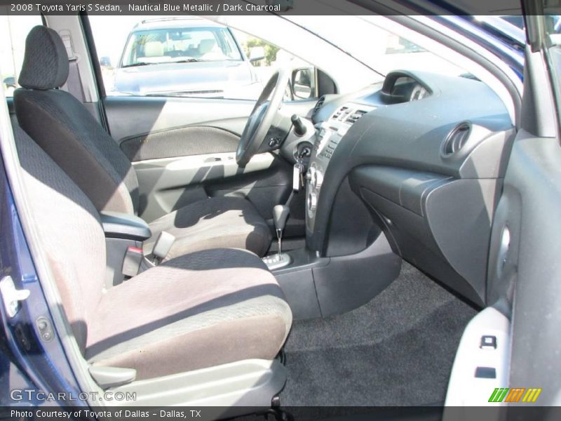 Nautical Blue Metallic / Dark Charcoal 2008 Toyota Yaris S Sedan