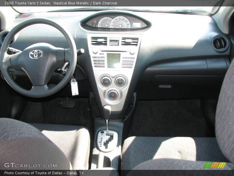 Nautical Blue Metallic / Dark Charcoal 2008 Toyota Yaris S Sedan