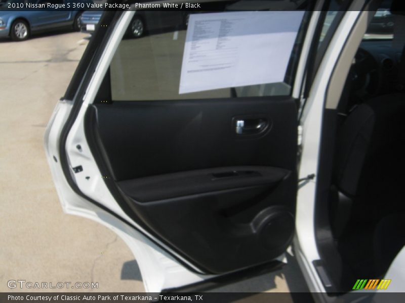 Phantom White / Black 2010 Nissan Rogue S 360 Value Package