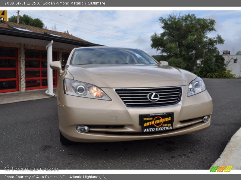 Golden Almond Metallic / Cashmere 2009 Lexus ES 350