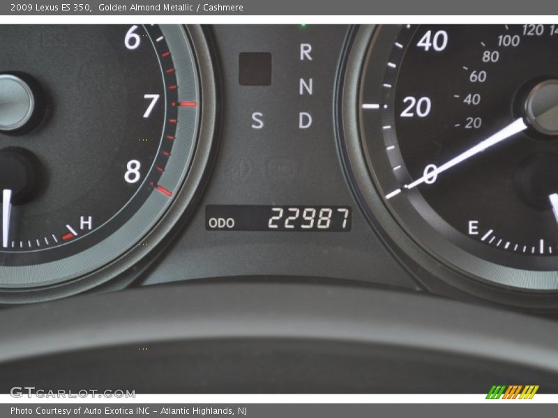 Golden Almond Metallic / Cashmere 2009 Lexus ES 350