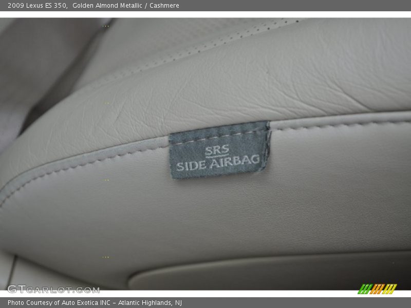 Golden Almond Metallic / Cashmere 2009 Lexus ES 350