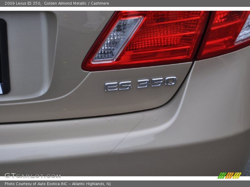 Golden Almond Metallic / Cashmere 2009 Lexus ES 350