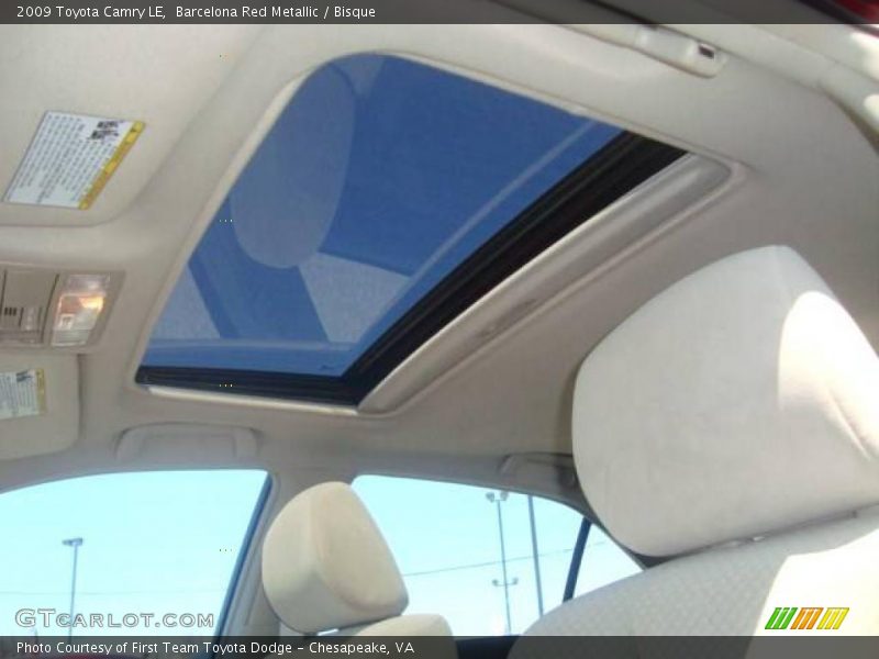 Barcelona Red Metallic / Bisque 2009 Toyota Camry LE