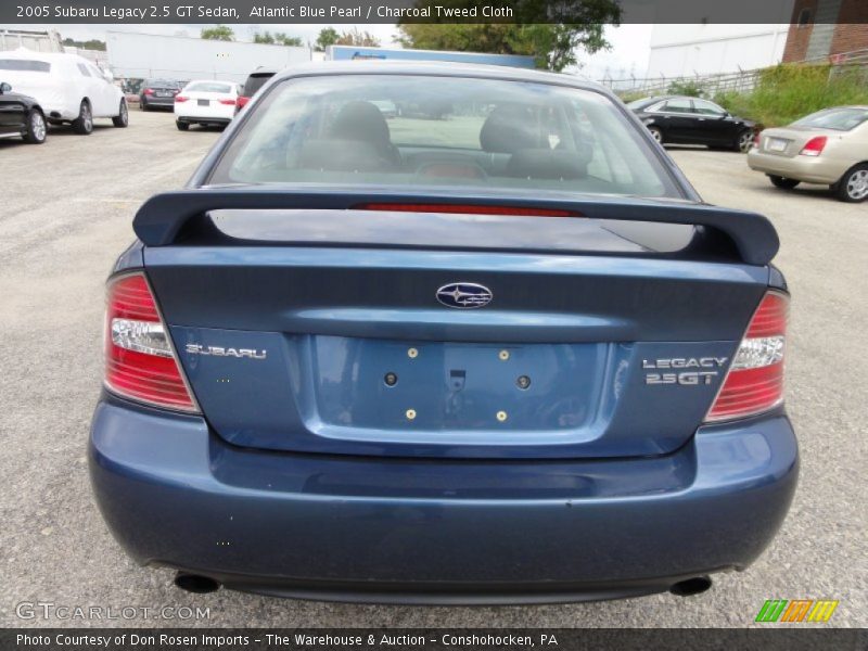 Atlantic Blue Pearl / Charcoal Tweed Cloth 2005 Subaru Legacy 2.5 GT Sedan