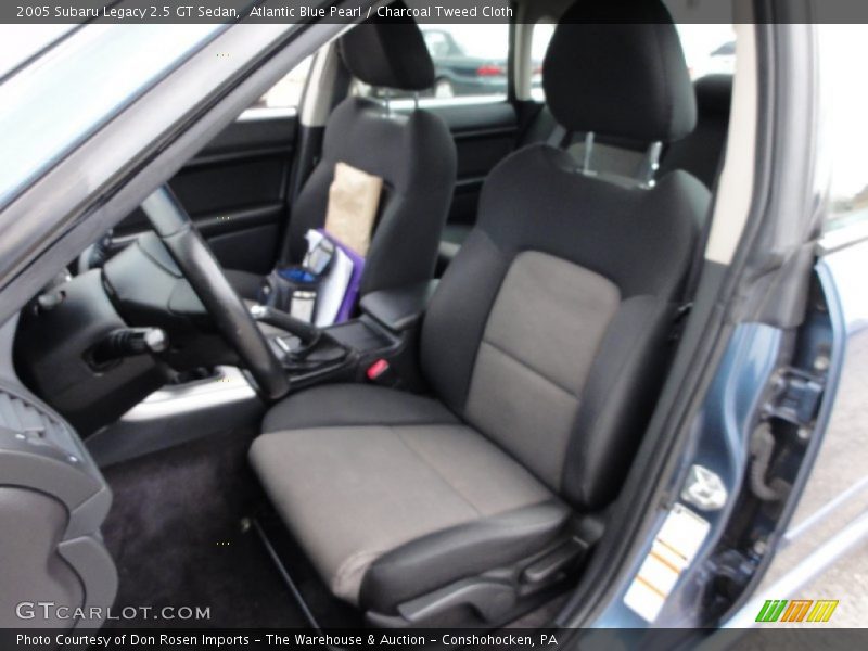 Atlantic Blue Pearl / Charcoal Tweed Cloth 2005 Subaru Legacy 2.5 GT Sedan