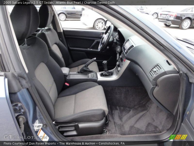  2005 Legacy 2.5 GT Sedan Charcoal Tweed Cloth Interior