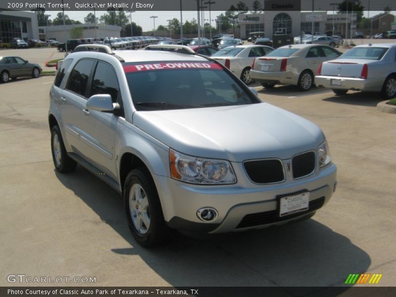 Quicksilver Metallic / Ebony 2009 Pontiac Torrent