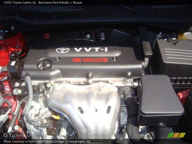 Barcelona Red Metallic / Bisque 2009 Toyota Camry LE