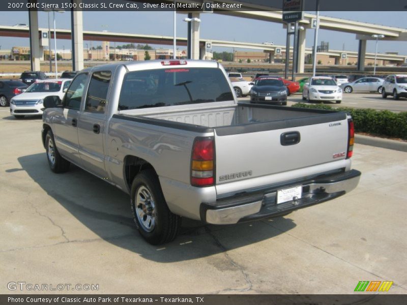 Silver Birch Metallic / Dark Pewter 2007 GMC Sierra 1500 Classic SL Crew Cab