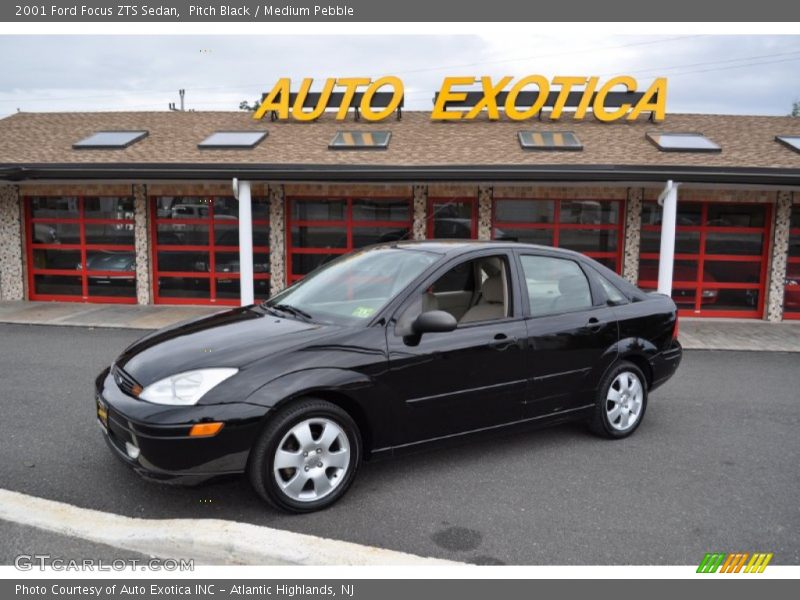 Pitch Black / Medium Pebble 2001 Ford Focus ZTS Sedan