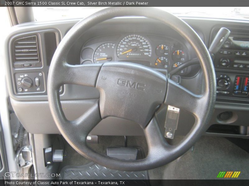 Silver Birch Metallic / Dark Pewter 2007 GMC Sierra 1500 Classic SL Crew Cab