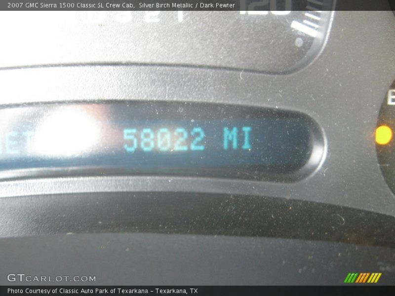 Silver Birch Metallic / Dark Pewter 2007 GMC Sierra 1500 Classic SL Crew Cab