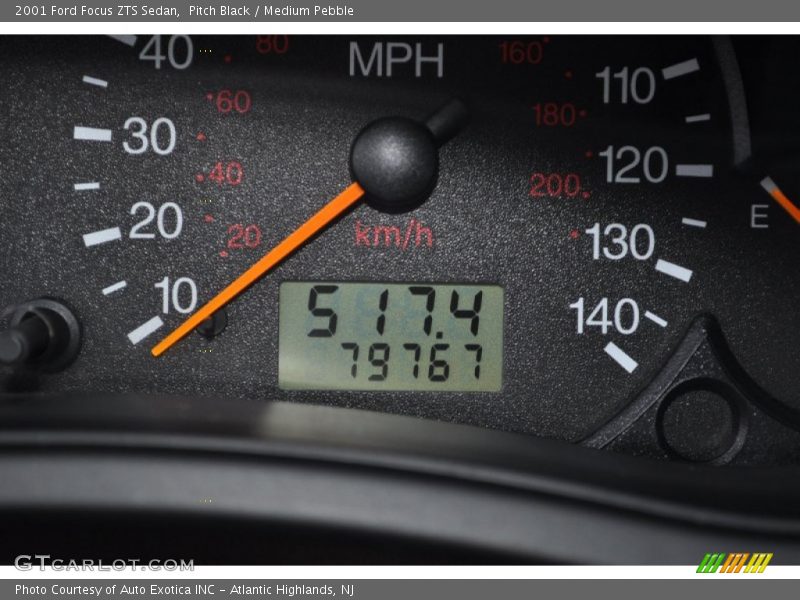 Pitch Black / Medium Pebble 2001 Ford Focus ZTS Sedan
