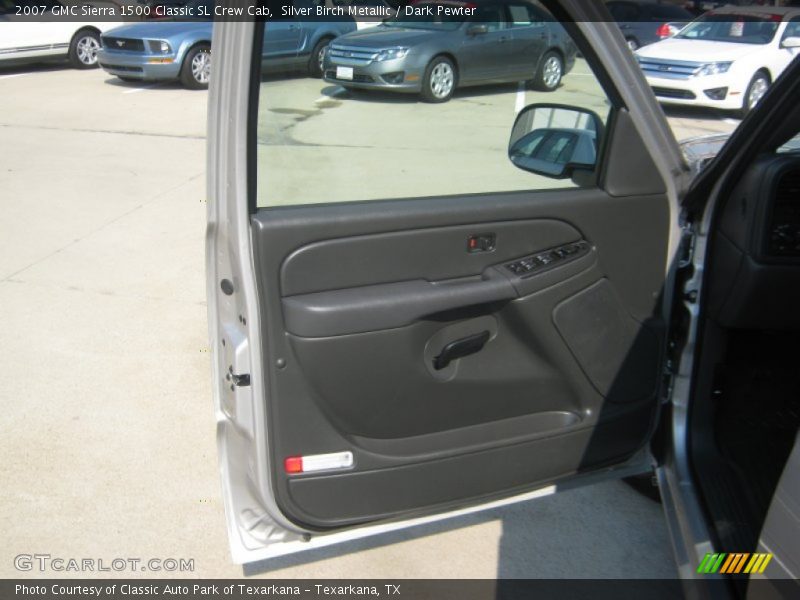 Silver Birch Metallic / Dark Pewter 2007 GMC Sierra 1500 Classic SL Crew Cab
