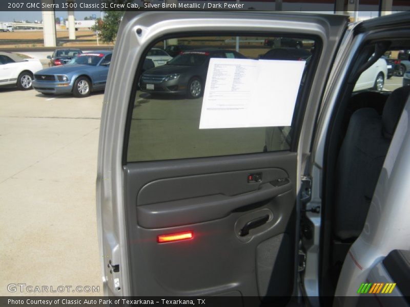 Silver Birch Metallic / Dark Pewter 2007 GMC Sierra 1500 Classic SL Crew Cab