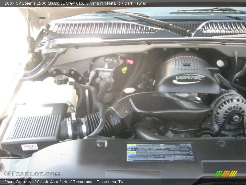 Silver Birch Metallic / Dark Pewter 2007 GMC Sierra 1500 Classic SL Crew Cab