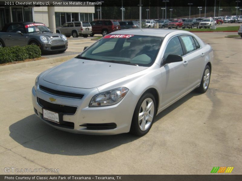 Silver Ice Metallic / Titanium 2011 Chevrolet Malibu LS