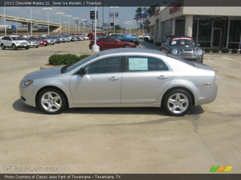 Silver Ice Metallic / Titanium 2011 Chevrolet Malibu LS