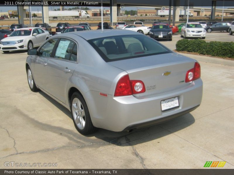 Silver Ice Metallic / Titanium 2011 Chevrolet Malibu LS