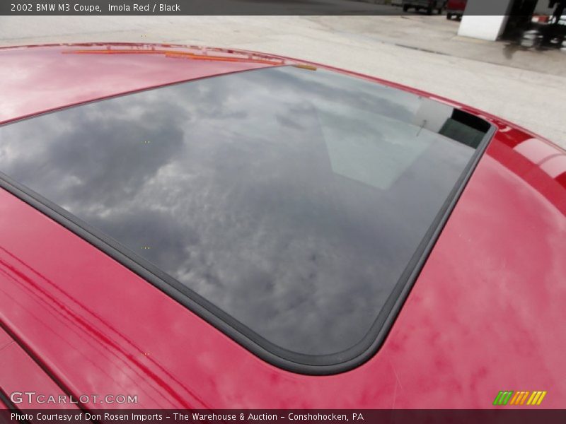 Sunroof of 2002 M3 Coupe