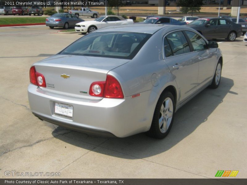 Silver Ice Metallic / Titanium 2011 Chevrolet Malibu LS