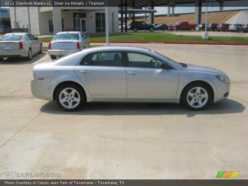 Silver Ice Metallic / Titanium 2011 Chevrolet Malibu LS