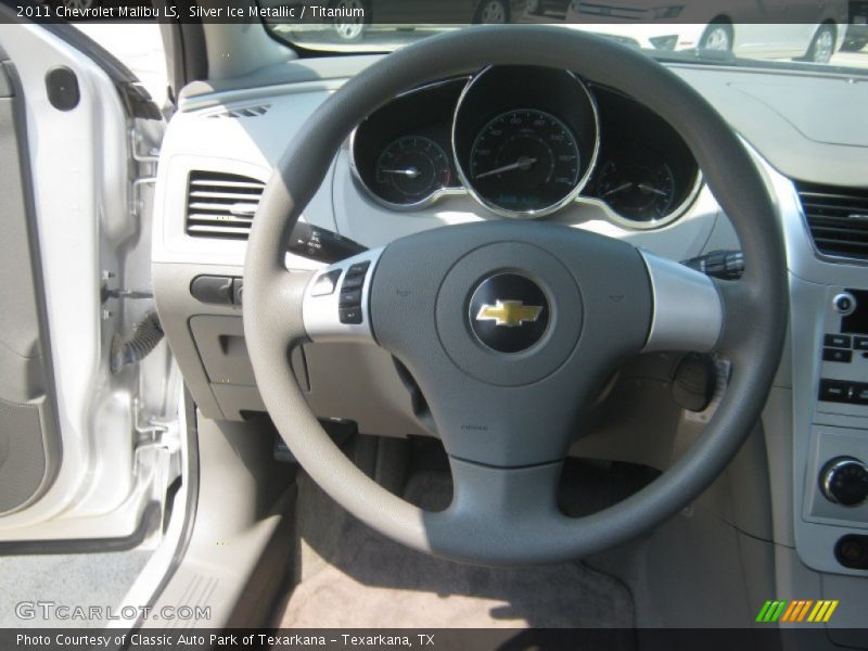 Silver Ice Metallic / Titanium 2011 Chevrolet Malibu LS