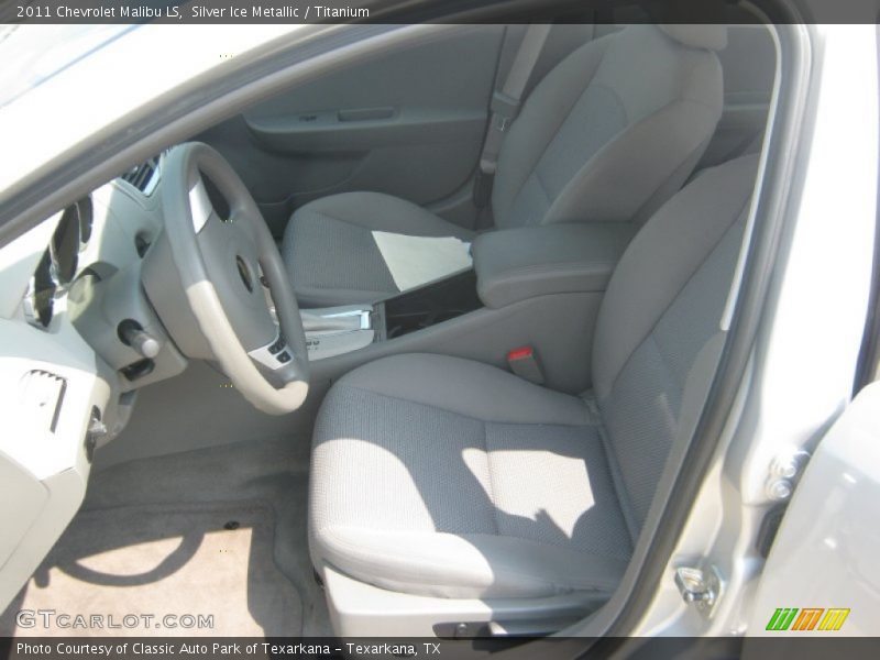 Silver Ice Metallic / Titanium 2011 Chevrolet Malibu LS