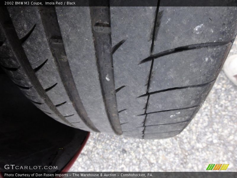 Imola Red / Black 2002 BMW M3 Coupe
