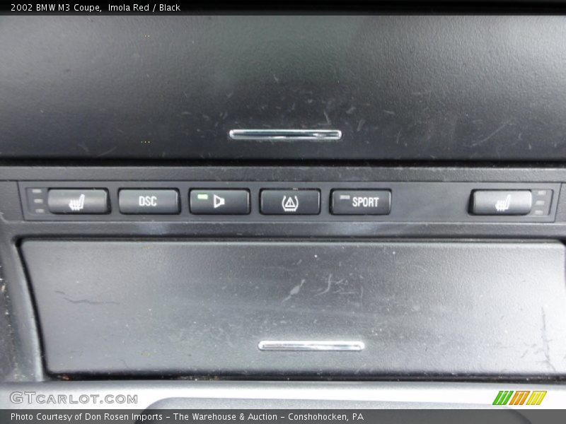 Controls of 2002 M3 Coupe