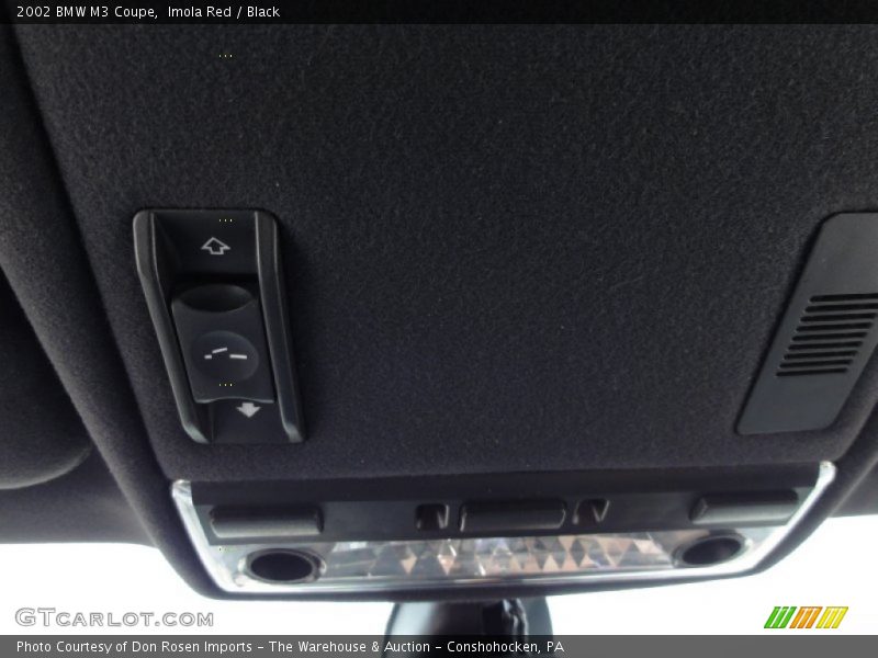 Controls of 2002 M3 Coupe