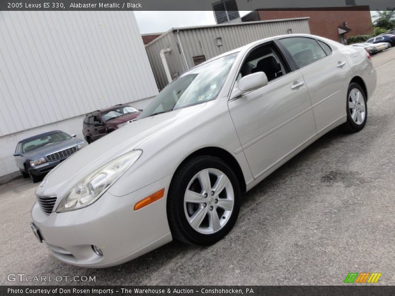 Alabaster Metallic / Black 2005 Lexus ES 330