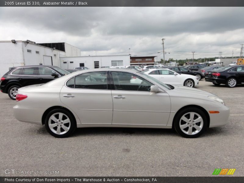 Alabaster Metallic / Black 2005 Lexus ES 330