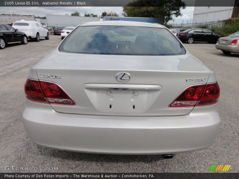 Alabaster Metallic / Black 2005 Lexus ES 330