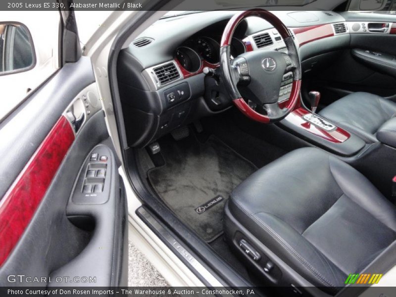 Alabaster Metallic / Black 2005 Lexus ES 330