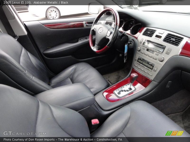 Alabaster Metallic / Black 2005 Lexus ES 330