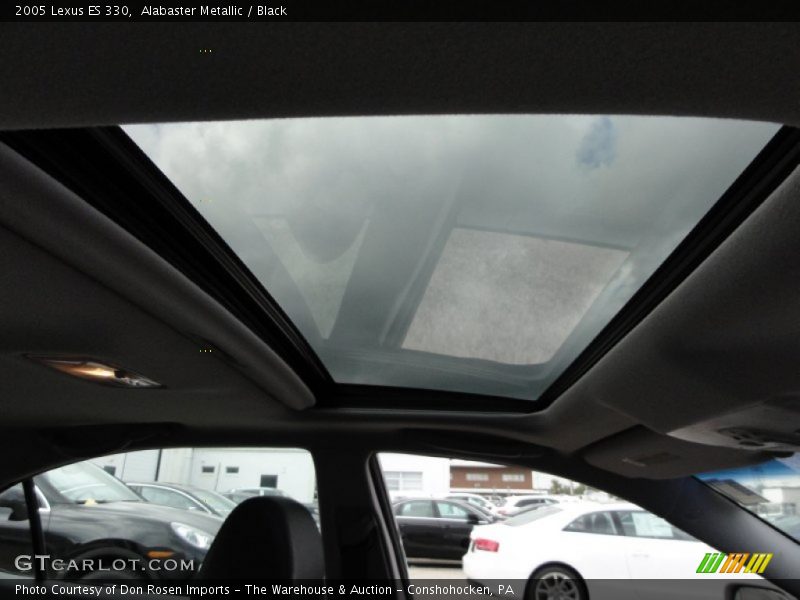 Alabaster Metallic / Black 2005 Lexus ES 330
