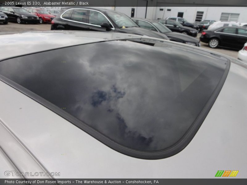 Alabaster Metallic / Black 2005 Lexus ES 330