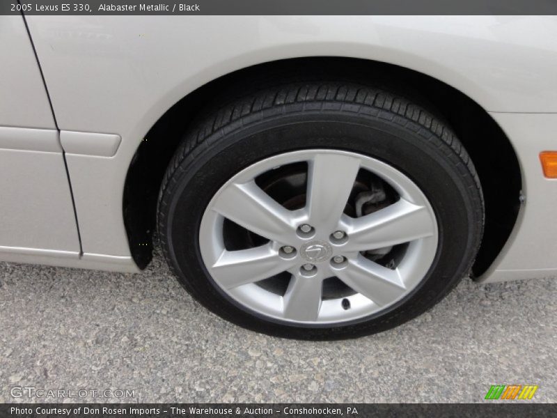 Alabaster Metallic / Black 2005 Lexus ES 330