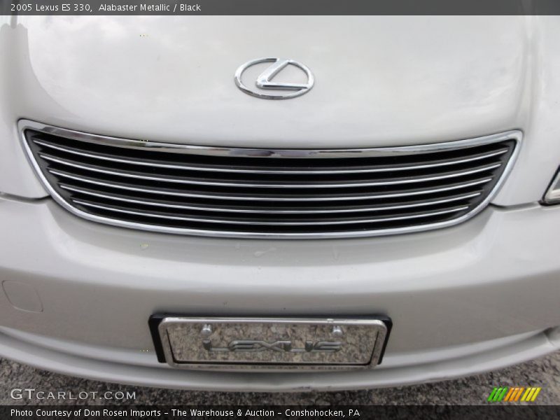 Alabaster Metallic / Black 2005 Lexus ES 330