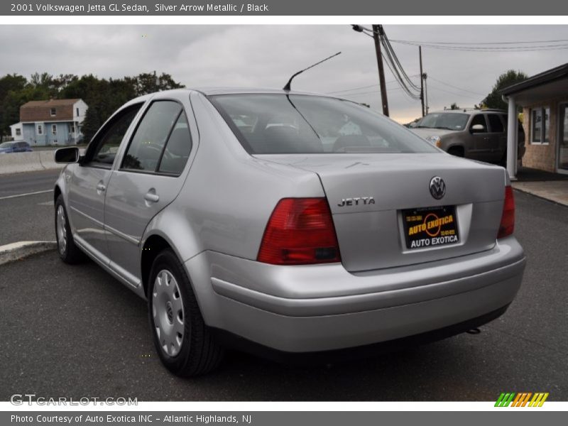 Silver Arrow Metallic / Black 2001 Volkswagen Jetta GL Sedan