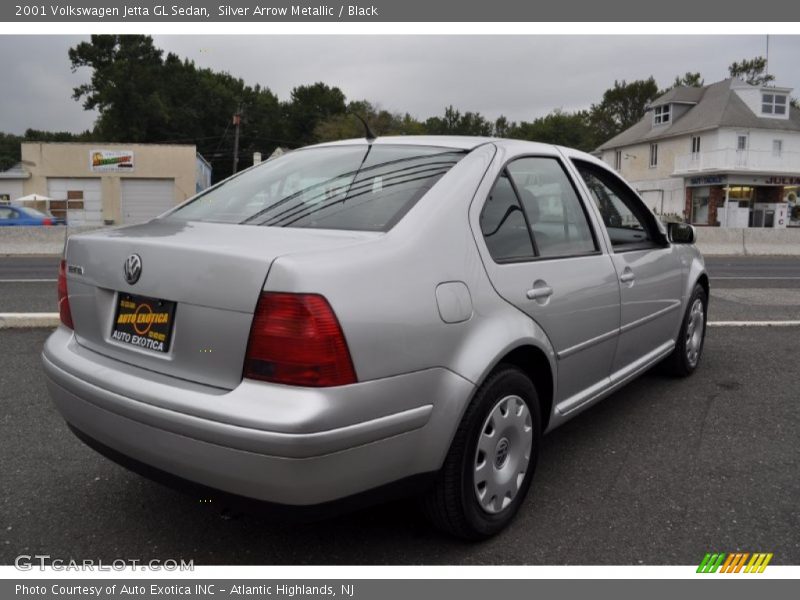 Silver Arrow Metallic / Black 2001 Volkswagen Jetta GL Sedan