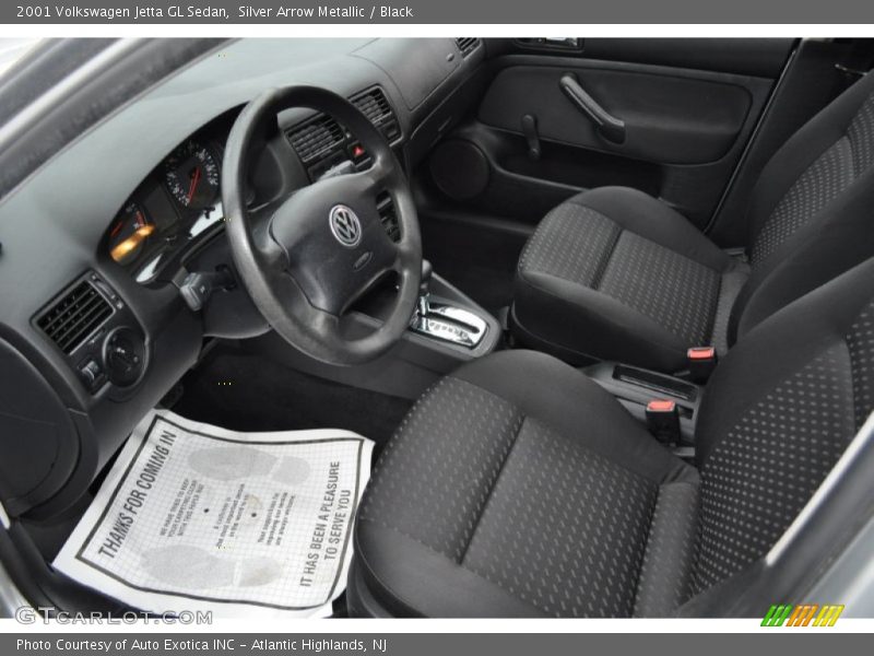  2001 Jetta GL Sedan Black Interior