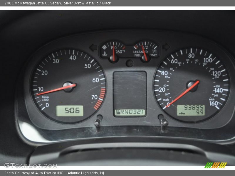  2001 Jetta GL Sedan GL Sedan Gauges